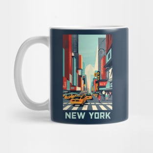 A Vintage Travel Art of New York - US Mug